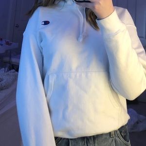 White Champion Hoodie